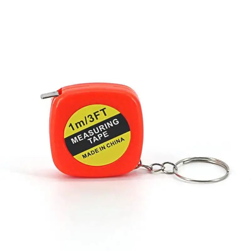 Mini Retractable Square Tape Measure Keychain Ruler